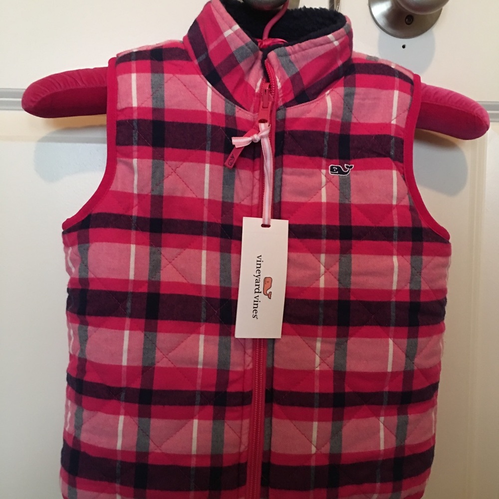 Vineyard Vines Toddler 4T Reversible Sherpa Vest
